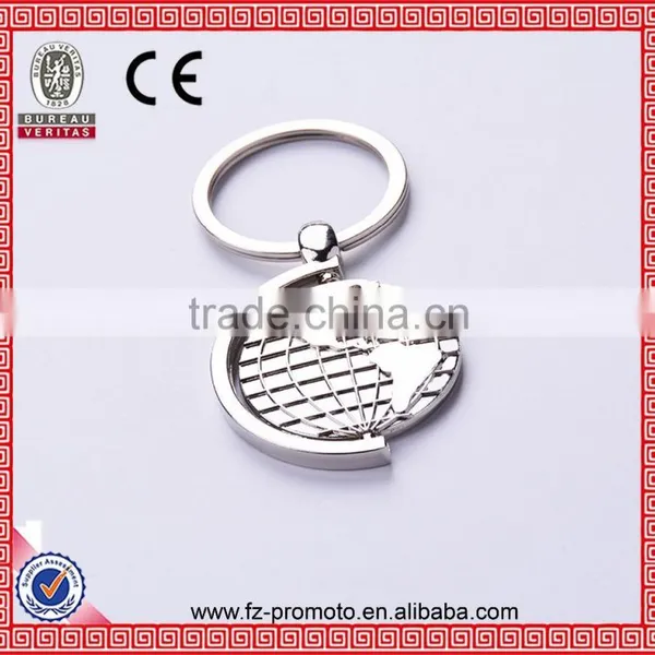 Rotatable Globe Metal Keychain Wholesale photo-2