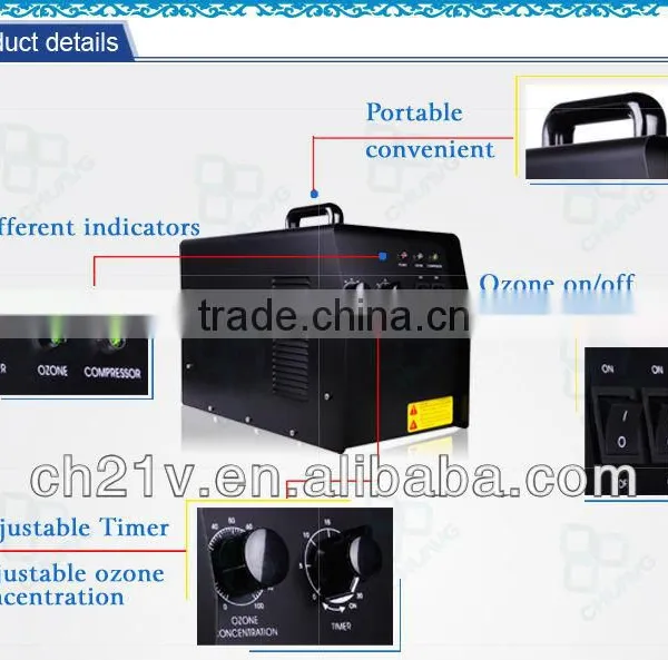 Best Seller Stronger Pump CE 7g 110V 60Hz CH-BP Auto Luftreiniger Ozon photo-5