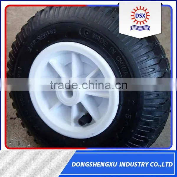 China Supplier 14 Inch Solid Rubber Coated Wheel For Coated Wheelbarrow photo-5