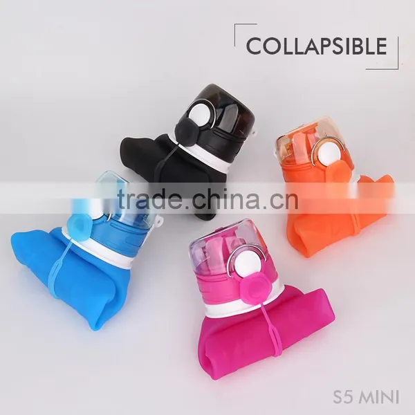 Excellent Silicone Material 16OZ Collapsible Water Bottle photo-2