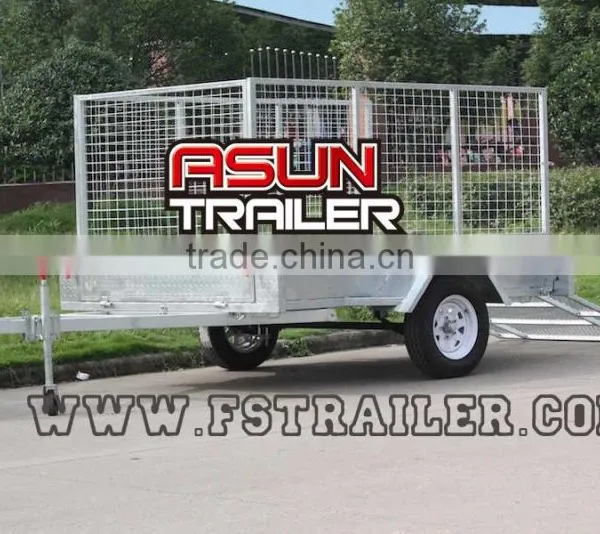 Professional Manufactural Fully Welded Cage Trailer With Ramp (8x5'/ADR/Hot Dip Gal) 2016 photo-2
