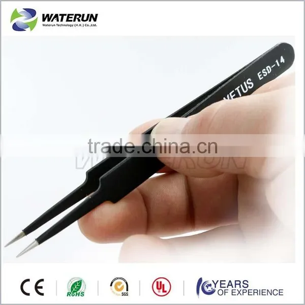 ESD-10 Vetus Volume Lash Stainless Steel Antistatic Tweezers photo-2