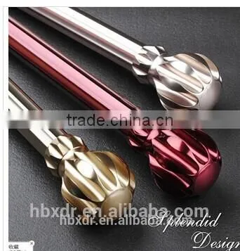 Top Grade Champagne Anodized Curtains Rod Aluminium Profile photo-2