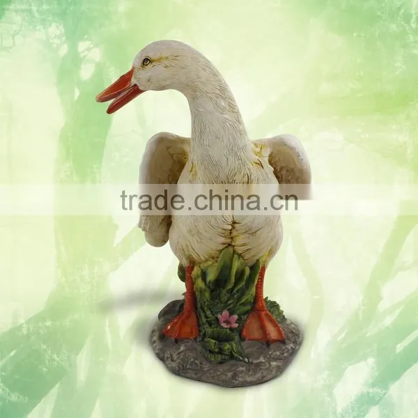 Resin Garden Decor Goose Statue photo-4