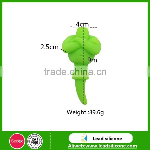 New Design Cartoon Shape Fancy Silicone Wine Bottle Stopper Cover photo-3