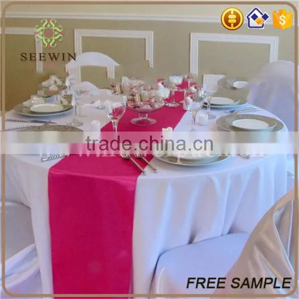 Satin Wedding Table Runners for Decoration photo-3