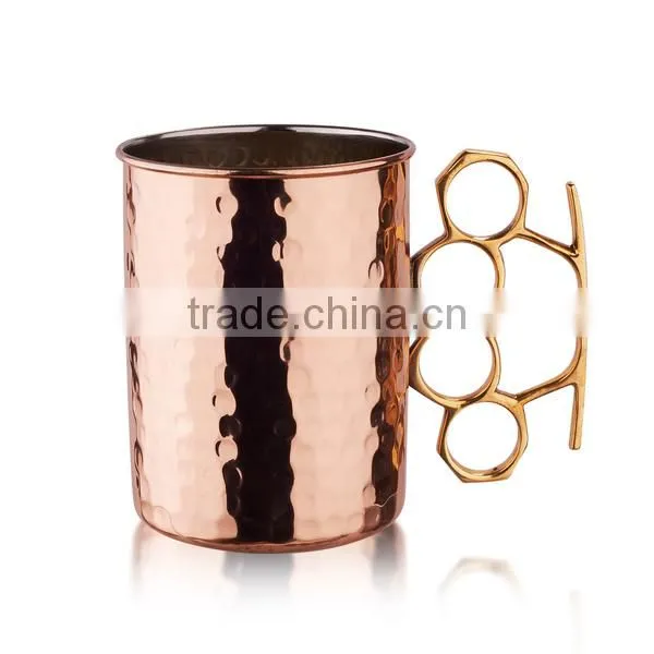 Hammered Copper Beer Mug photo-4
