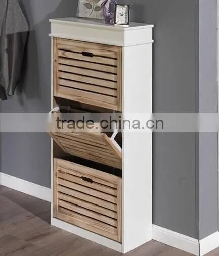 Europe Style Wooden Furniture Shoe Cabinet photo-3