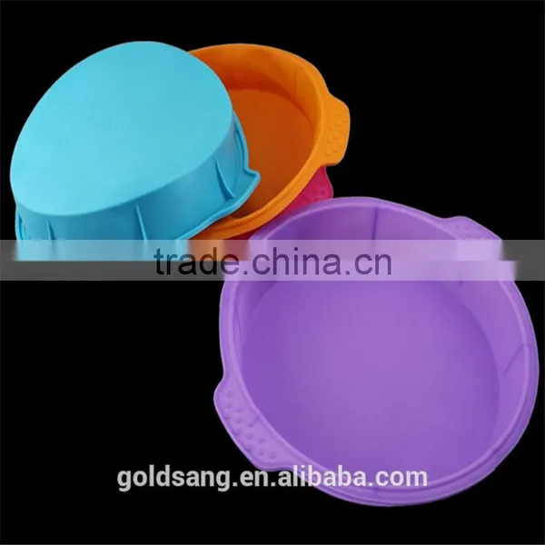 Simple Design Round or Square Big Silicone Cake Mold Pan photo-2