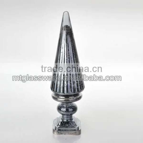 Painted Glass Christmas Tree photo-2