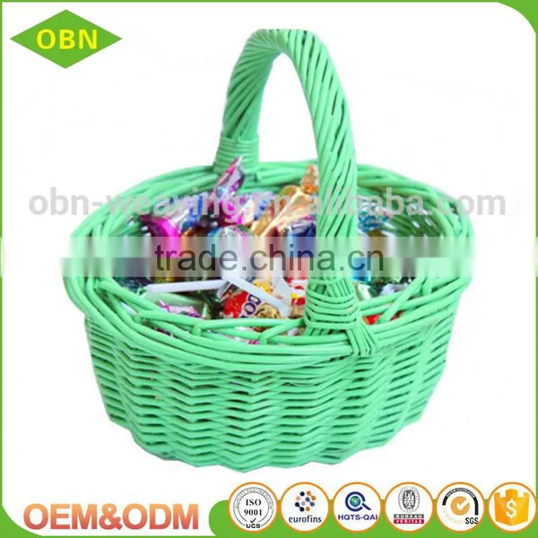 Wholesale Newest and Cheapest Handmade Colored Fancy Names Wicker Baskets or Gift Baskets photo-2