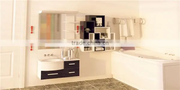 Nice Special Wood Square Wall Cube Shelves Cube Shelves Bathroom Vanity Set White