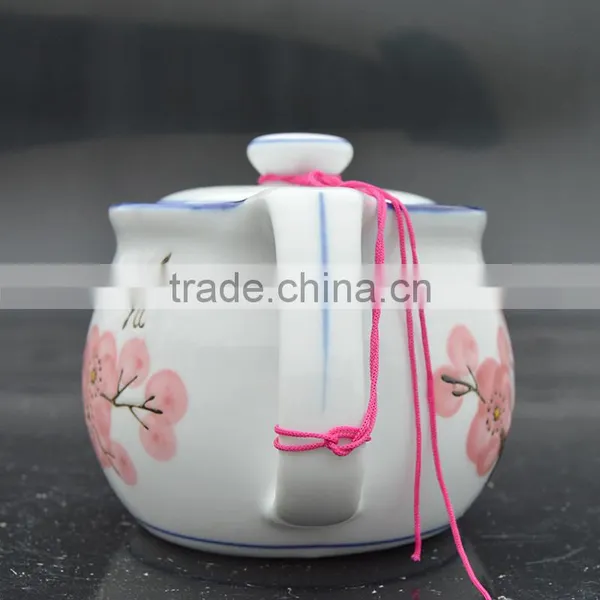 Cheap Hand Painted Porcelain Teapot Ceramic Teapot photo-2