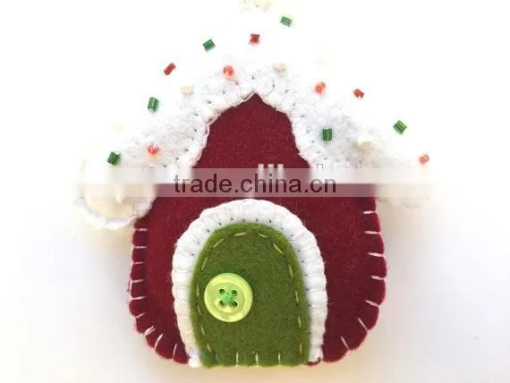 Christmas House Felt Miniature House photo-2