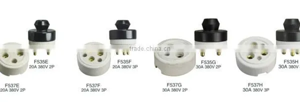 2 or 3 Phase Male and Female Industrial Plug and Socket 30A/20A 380V photo-2