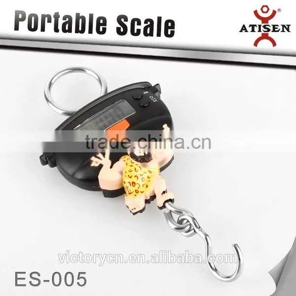 Mini Portable Hanging Electronic Digital Cartoon Luggage Weighing Scale 40kg