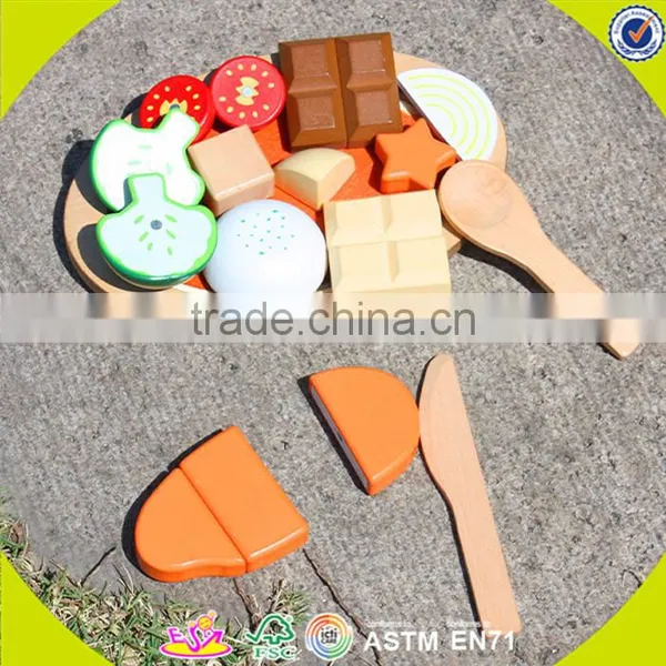 оптовая продажа деревянных игрушек - еды для детей, деревянные игрушки - еды для DIY, деревянные игрушки - еды для ролевых игр для младенцев и детей W10B107 photo-4