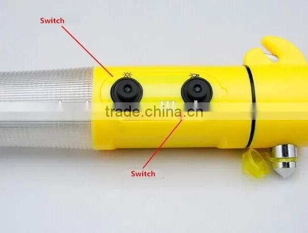 4 in 1 Emergency Safety Hammer for Car With LED Flashlight photo-4