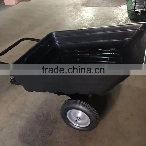 Utility plastic ATV farm garden trailer