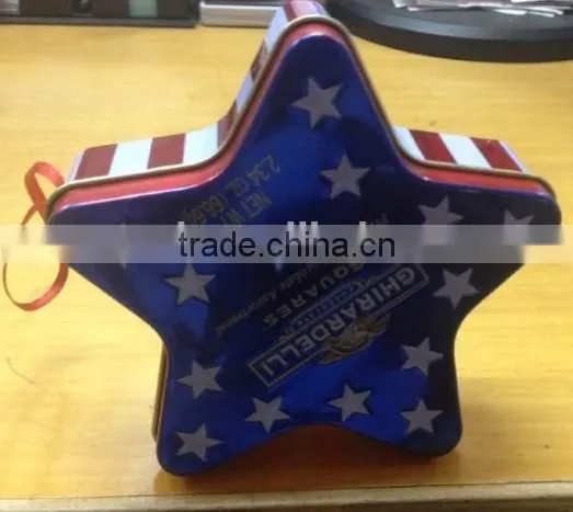 Star Tin, Star Shaped Tin Box photo-2