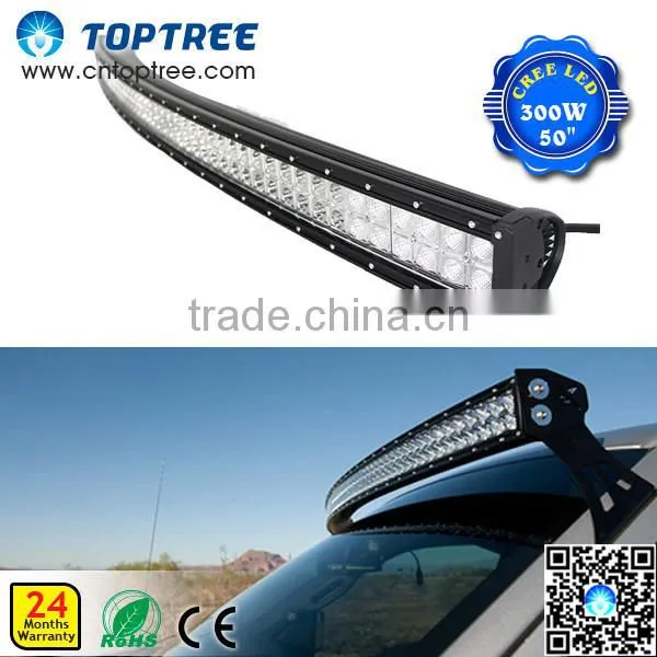 Curved 50" 300w Led Light Jeep off Road ,bend Led Light Bar photo-2