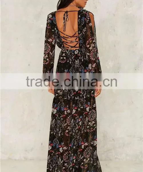 2017 Modern Fashion Printed Girls Dress Names With Pictures for Summer photo-3
