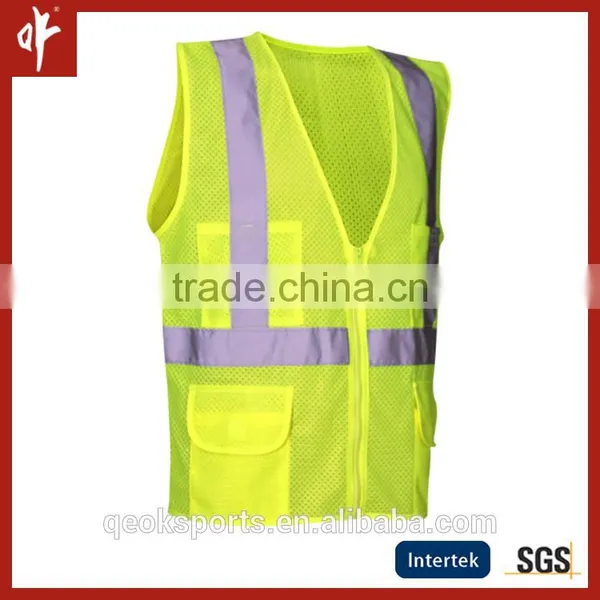 Fluorescent Yellow Environmental Protection Manufacturer Reflective Safety Clothing