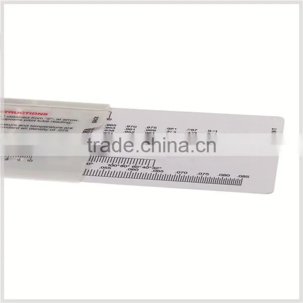 Kearing Brand OEM Plastic Slide Ruler,air Velocity Calcuator, Velocity Pressure in Water, Opaque Plastic Slide Ruler #KSL01 photo-3
