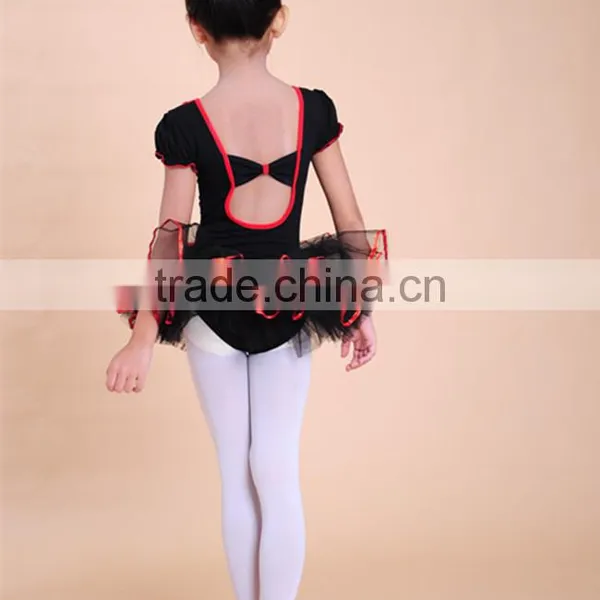 2015 New Children Dancing Clothing Tutu Dress Girl Black Swan Ballet Dance Clothes photo-4