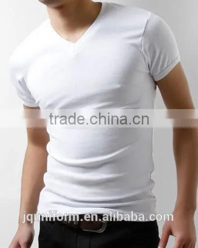 Custom New Fashion Men's Casual Slim Fit T-Shirt , Mens T Shirt , Blank Solid Color T-Shirts photo-2