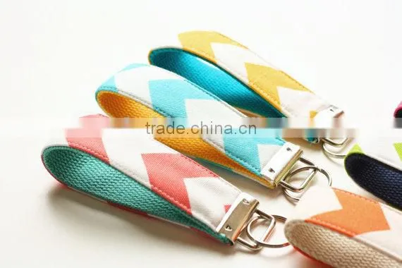 Wholesale Monogrammed Chevron Keychain photo-4