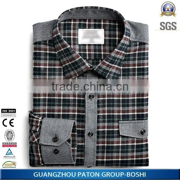Latest Slim Fit Long Sleeve Plaid Shirts For Men Pictures Of Available Colors photo-4