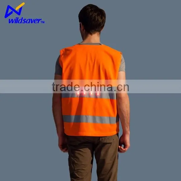 Sanitation Wear LED High Visibility Reflective Vest Clothing photo-4