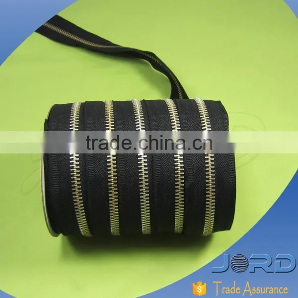Western Europe Hot Sale High Quality Cheap Price Rose Gold Metal Zipper