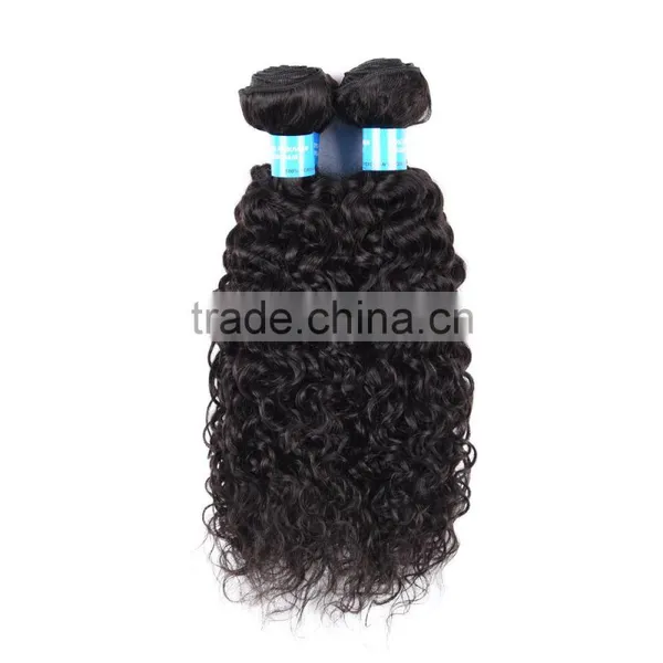 Natural And Beautiful Cheap Remy Water Wave Virgin Brazilian and Peruvian Hair Weave photo-5