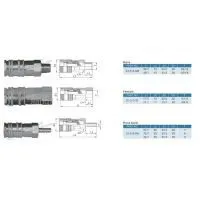ZJ-315 European Standard Single Shut-off Pneumatic Quick Coupling photo-2