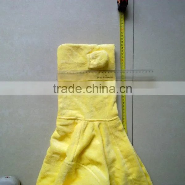 100% Cotton Hooded Bathrobe for Children,kids Cut Velet Hooded Bathrobe,new Design Cotton Hooded Bathrobe photo-3