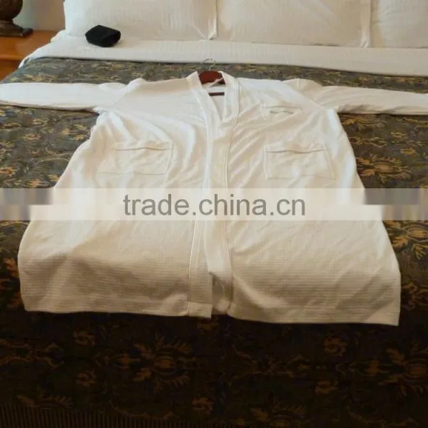 Hotel Knitted Waffle Bathrobe photo-4