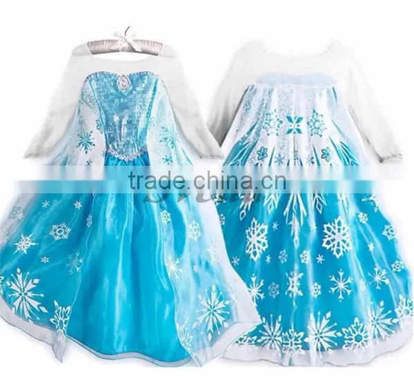 High Quality Frozenparty Dresses for Girls,girl's Birthday Dresses photo-2