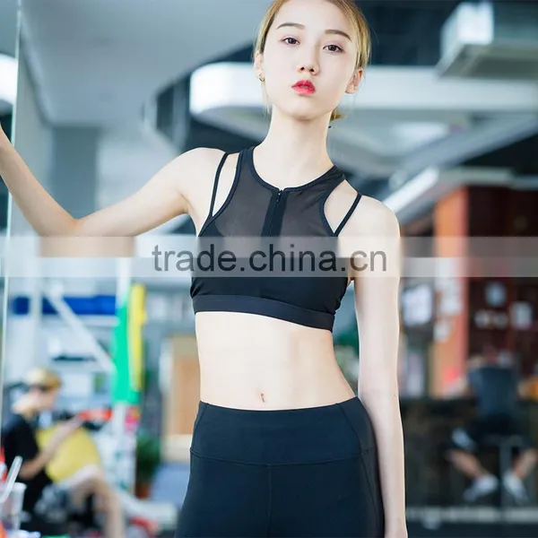 Fitness Jogging Gym Racerback Running Vest Bra photo-2