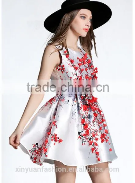 2017 NEW Hand Plum Temperament Sleeveless Bodycon Dress photo-3