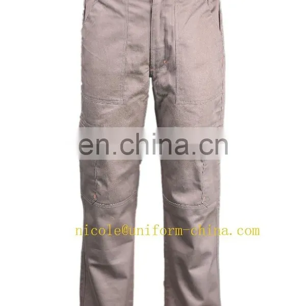 New Desigh Mens 100% Cotton TUV Certificates Flame Retardant and Anti-static Work Cargo Pants Passed EN11611 En11612 En1149