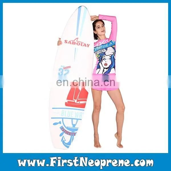 Pink Color Beautiful Scrawl Cheapest Juniors Rashguard photo-3