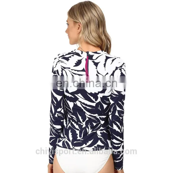 2017 OEM Sublimation Print Rash Guards ,blank, Long Sleeves Rashguards for Womens photo-4