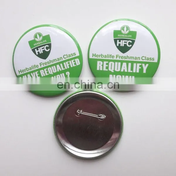 For Selling Customized Nice Printed Tinplate Badge