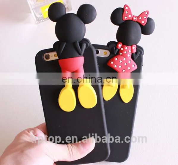 Mobile Phone Mickey Silicon Case for iPhone 7plus/6s