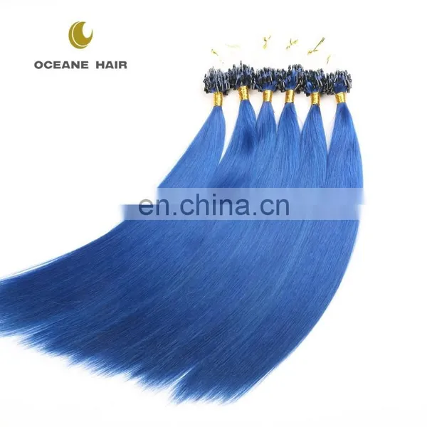 Double Drawn Human Hair Indian Cheap 2g Micro Loop Hair Keratin Hair photo-5