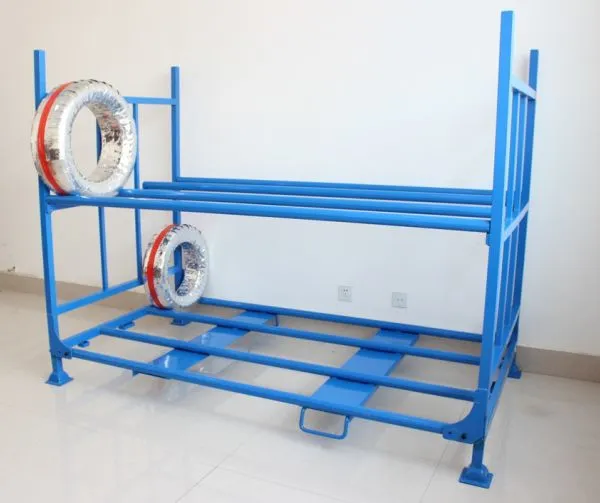Warehouse Storage Heavy Duty Steel Stacking Tire Racking Tire Rack photo-4