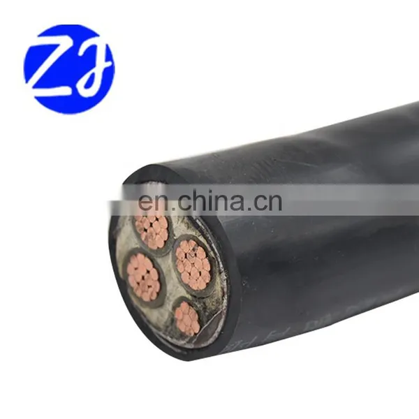 4 Core Copper YJV22 3*70+1*35 Electric Power Wire Cable photo-5