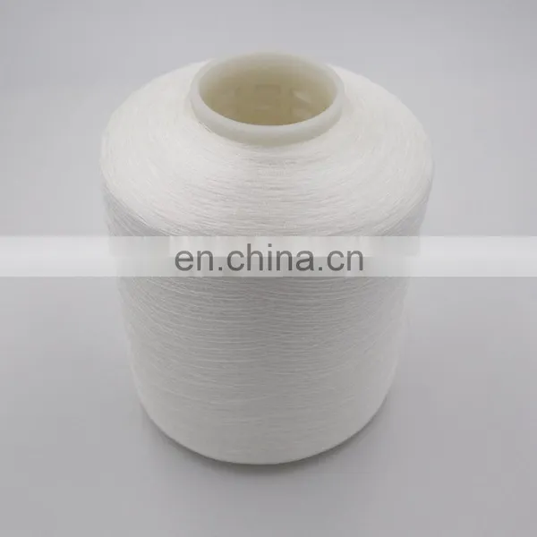 China Factory Supply High Tenacity Raw White High Strength Polyester Sewing Thread photo-2